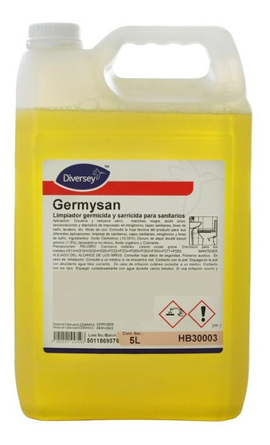 Germysan - Limpiador Germicida Para Sanitarios 5 L Baños