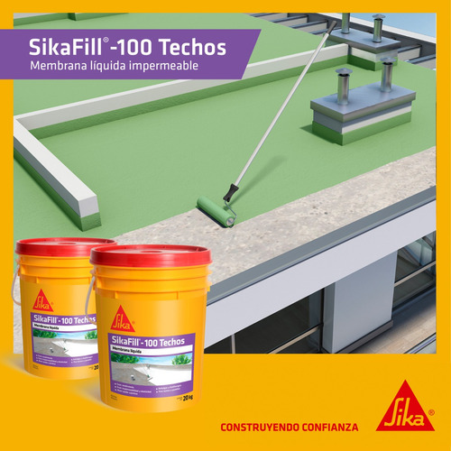 Membrana Líquida Sikafill - 100 Techos 20+4kg Colores