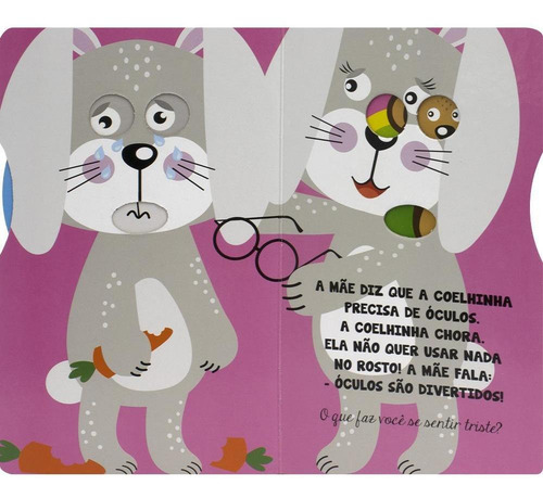 Gire o Disco! Um livro sobre Emoções: Coelhinha, de Tulip Books. Editorial Todolivro em português, 2022