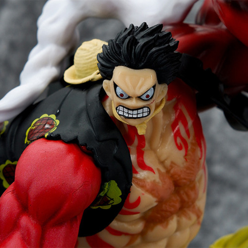 Figura Luffy One Piece Gear 4 Bounce Man Anime Muñeco Pvc