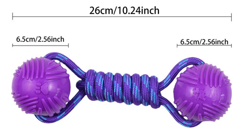 Pbf Toço De Bola De Corda De Cachorro, Brinquedos Roxo