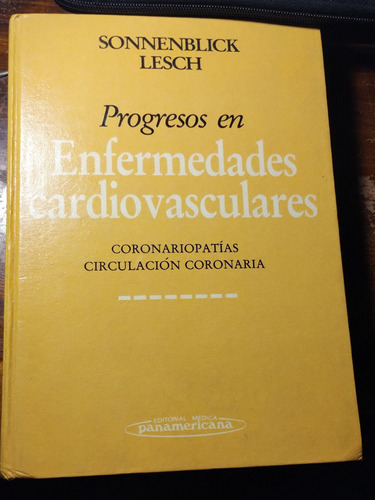 Libro  Progresos En Enfermedades Cardiovasculares 