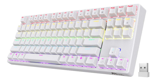 Rk Royal Kludge Teclado Mecánico Para Juegos Tkl Con Cable.