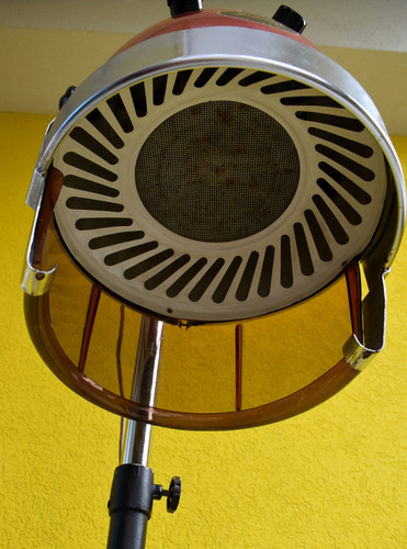 Antiguo Secador Peluquería Profesional De Pie, Funciona (Usado)