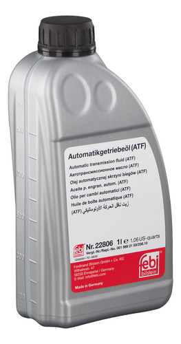 Aceite P. Engran. Autom. Atf D Iii G Y H, Mercon V F.