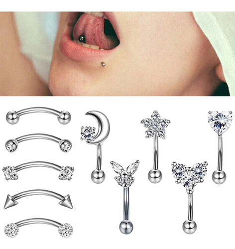 10x Pendientes Mariposa Labio Joyas Pendientes Ocasión
