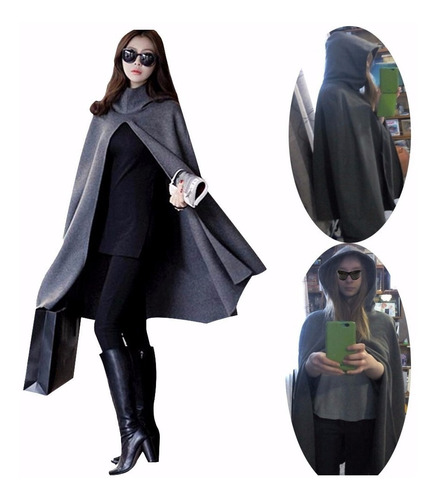 Capas/ponchos En Polar Abrigadas Ideal Para Invierno Art83