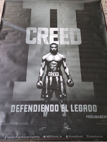 Banner Cine Original Poster Creed 2 Stallone Rocky 