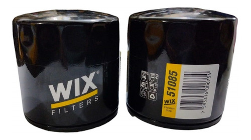 2 Filtro Aceite Wix 51085 ( Pl16 ) Ford Jeep Grand Cherokee