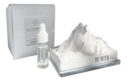 Set Decorativo Con Fragancia De Piedra Aromática L Snow Moun