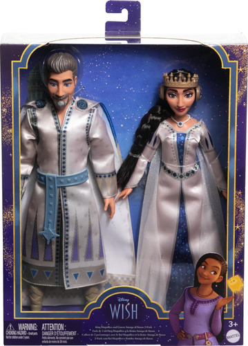 Conjunto De Bonecas Mattel Disneys Wish King Magnifico E Que