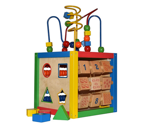 Imagen 2 de 4 de Play22 Activity Cube With Bead Maze - 5 In 1 Baby Activity C