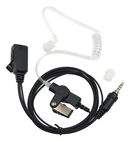 Audífonos Con Clip Negro De 3.5 Mm Con Micrófono Ppt Para