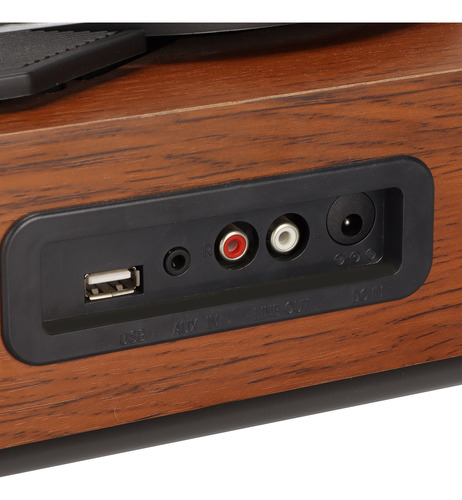 Tocadiscos Bluetooth Portátil Con Reproductor De Discos Retr