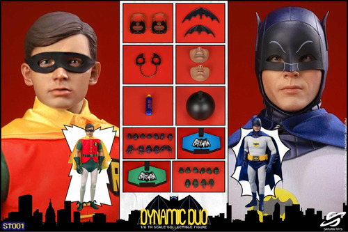Batman Y Robin 1/6 Dc Tv Series Duo Dynamic Hot Saturn Toys