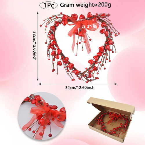 M Una Guirnalda Decorativa For El Día De San Valentín Con