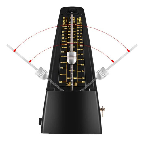 Metrónomo Mecánico Universal Para Piano, Guitarra Y Violín