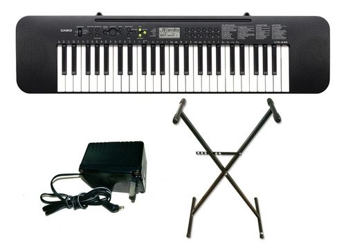 Combo Teclado Casio Ctk245 + Soporte Tijera + Fuente Envios