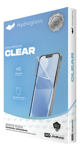 Laminas Hidrogel Caja Clear X 50 Hydroglass