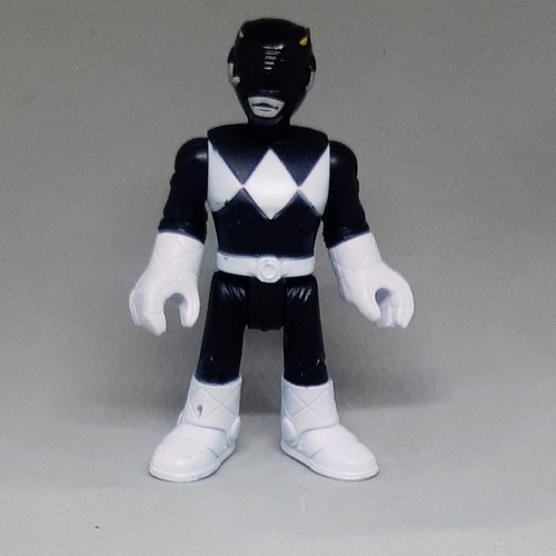 Miniatura Boneco Power Ranger Preto Imaginex Fisher-price D1