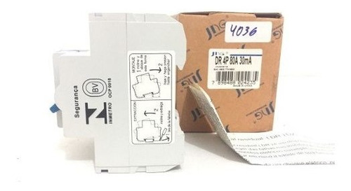 Dr Disjuntor Tetrapolar Jng Dzl176 80a Pronta Entrega