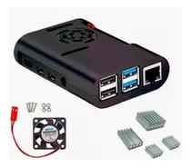 Comprar Case Com Cooler E Dissipadores Para Raspberry Pi4 Pi 4