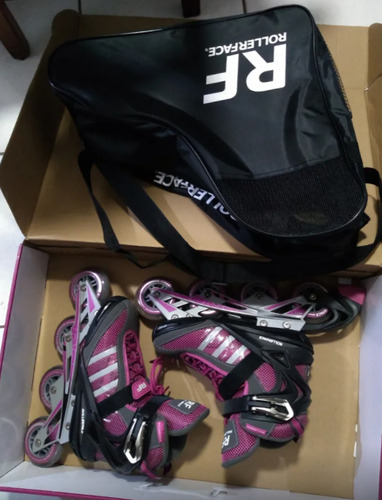 Patines En Linea Rollerface Rfsport Magenta
