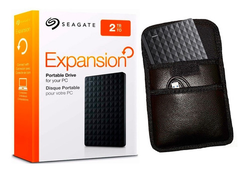 Disco Rigido Seagate Expansion Externo 2tb Usb 3.0 + Funda