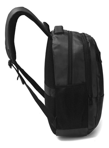 Mochila Hombre Formal Urbana Porta Notebook 17 Wanderlust Color Negro Diseño De La Tela Modelo 36029