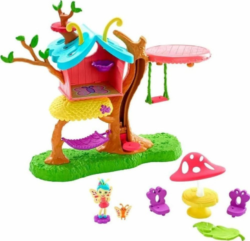 Muñeca Enchantimals Modelo Casita Del Arbol