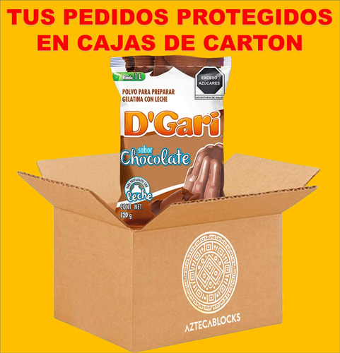 Dgari® 3 Gelatinas De Leche Sabor Chocolate Rinde 1 Litrowow