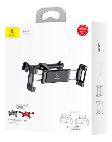 Imagen 5 de 5 de Soporte De Celular Y Tablet Para Asiento De Auto