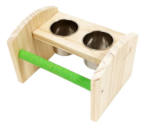 Cuenco Para Pájaros De Acero Inoxidable, Dispensador De