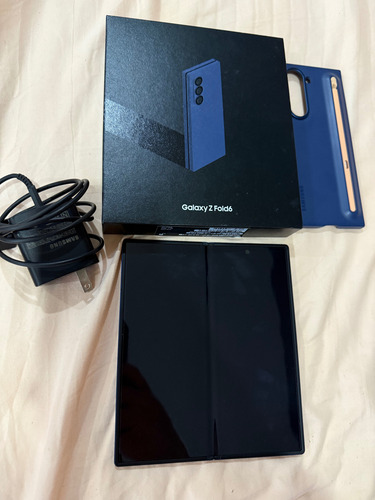 Samsung Fold 6 1tb Cargador Rápido Original Y Funda Original Azul (Usado)