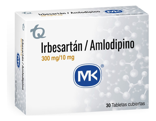  Irbesartan+amlodipino 300 Mg/10 Mg (mk)