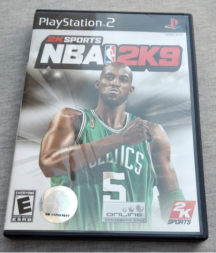 Video Juego Play Station 2, 2k Sports, Nba 2 K 9