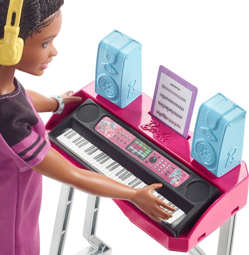 Muñeca Barbie Big City Big Dreams Dj Con Accesorios 30 Cm
