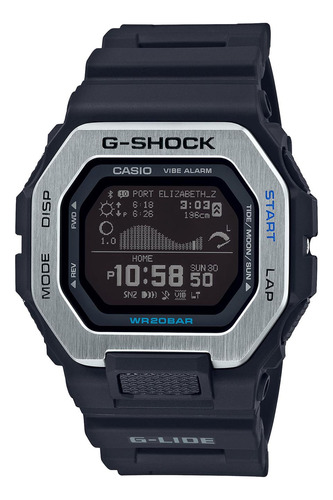 Reloj G-shock Gbx-100-1d Resina/acero Hombre Negro