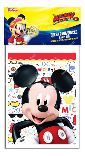 Bolsita Para Dulces Mickey Mouse Artículo Fiesta - Mic0h1 