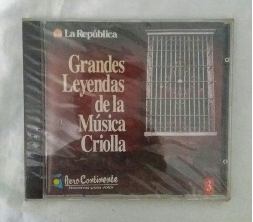 Grandes Leyendas De La Musica Criolla 3 Cd Nuevo Oferta 