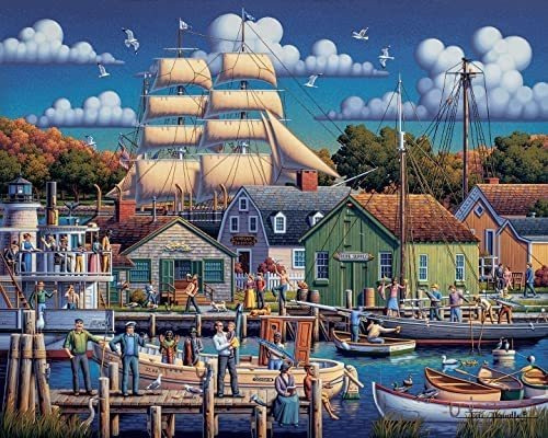 Dowdle Puzzle - Mystic Seaport - 500 Piezas