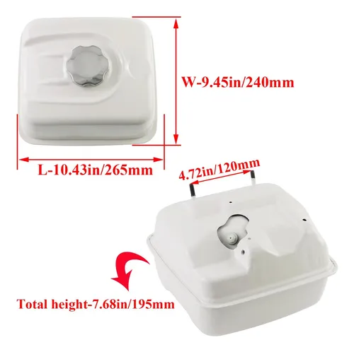 Tanque De Combustible Compatible Con Honda Gx240 Gx270 Gx340