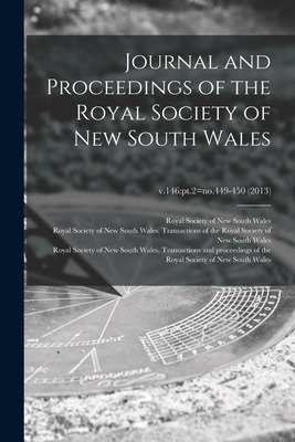 Libro Journal And Proceedings Of The Royal Society Of New...