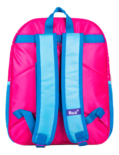 Mochila Chamoy Azul Primaria Ruz Diseño De La Tela Liso