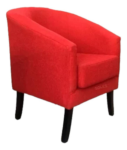 Sillon Silla Matera Laura Individual 1 Cuerpo Sala De Estar