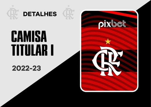 Arte Template Camisa Flamengo Titular 2022-2023 Vetor Corel
