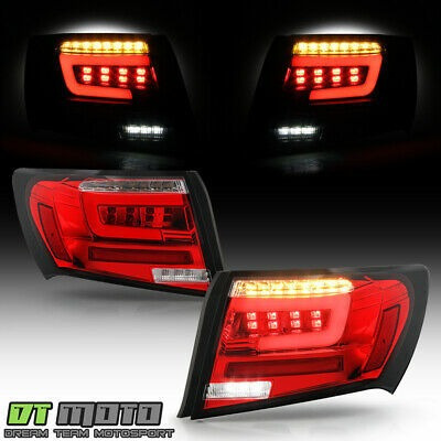 2008-2011 Subaru Impreza/wrx Sedan Red Clear Led Tube Ta Dtm