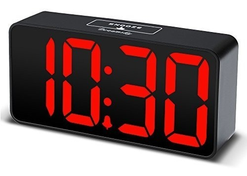 Reloj Despertador Digital Compacto Dreamsky Con Puerto Usb P