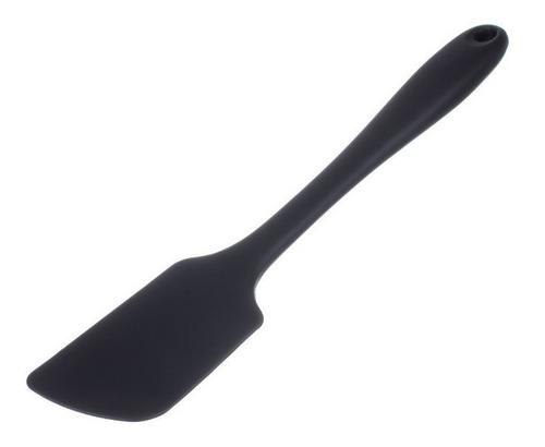 Espátula De Cozinha Reta Silicone 28cm Weck Cor Preto