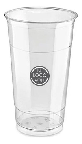 Vasos De Plástico Pet. 32 Oz Personalizado A 1 Tinta 250 Pzs